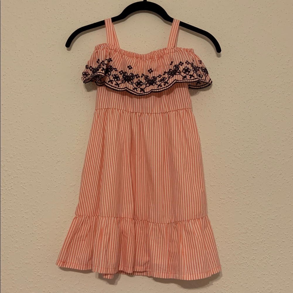 Penelope Mack Pink and White Striped Dress size 6